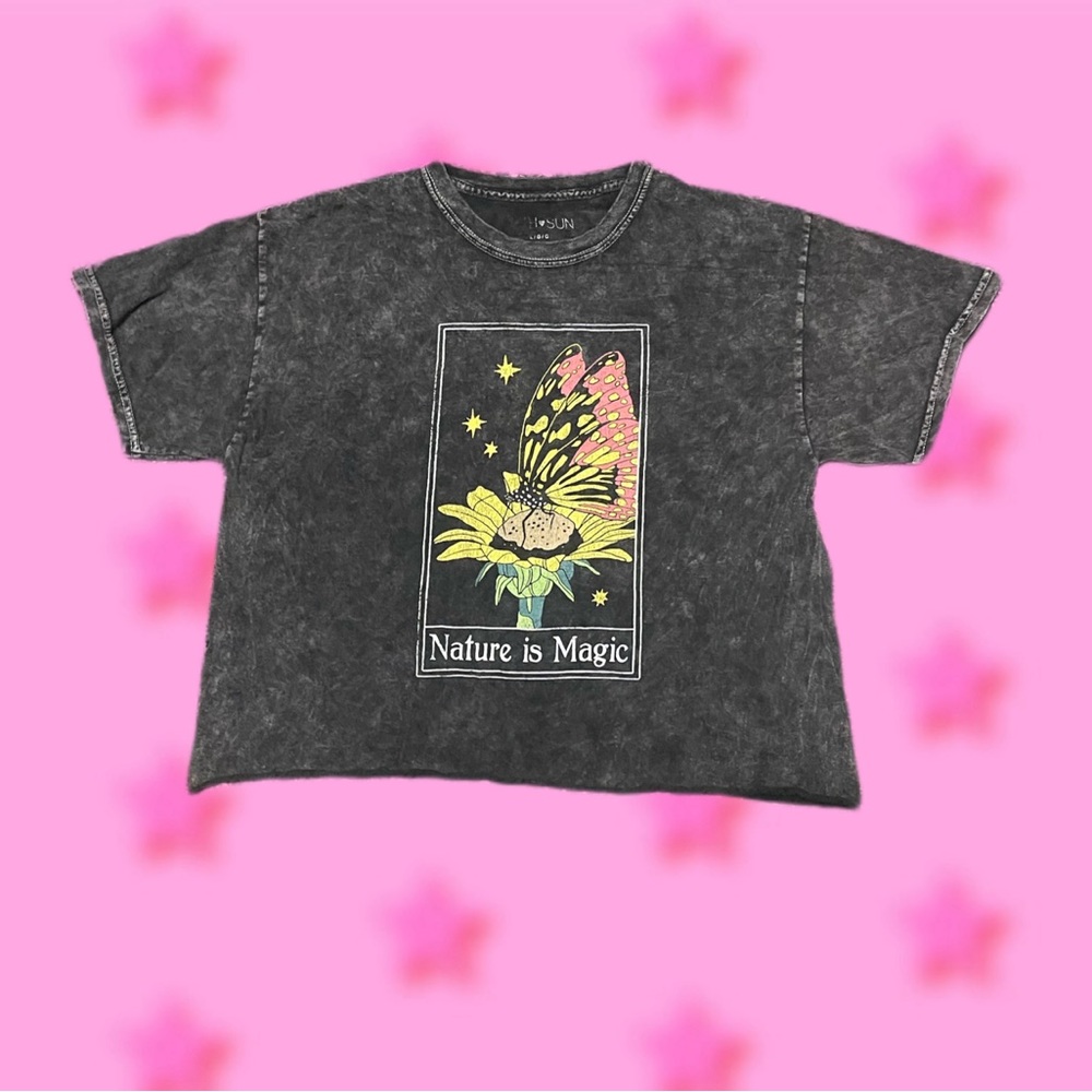Earth and sun crop top!